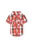 Camisa Xadrez Tijolo Meni