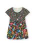 Vestido Preto Floral Bobo