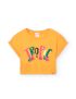 T-shirt Amarela Menina Bo