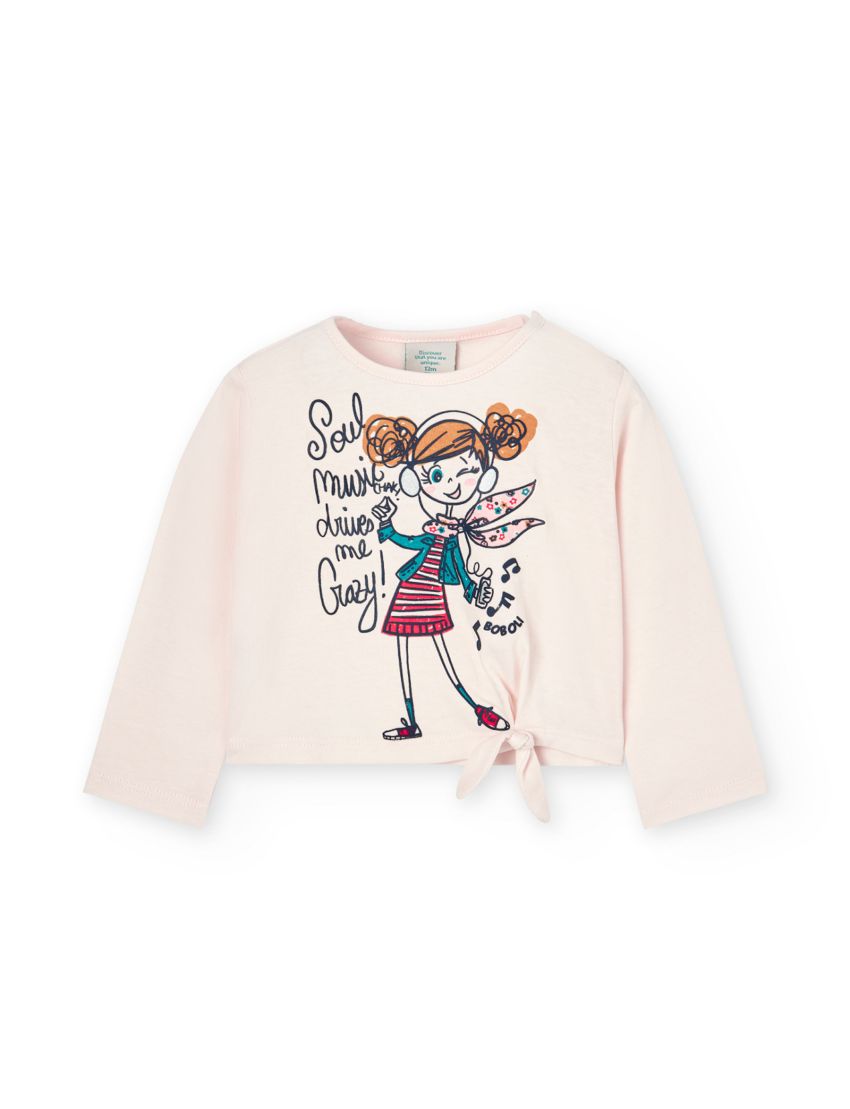 Camiseta malha para o beb