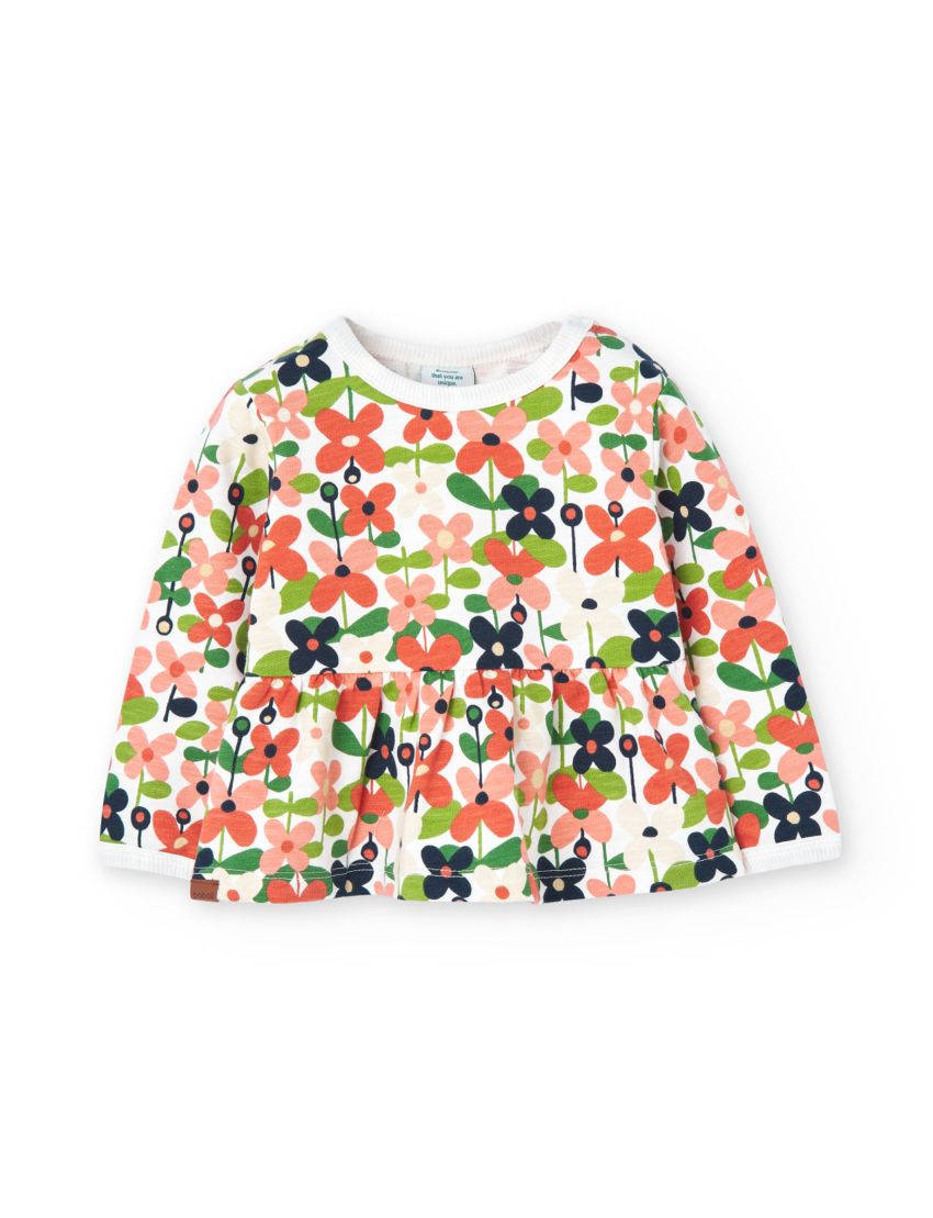 Sweatshirt felpa floral d