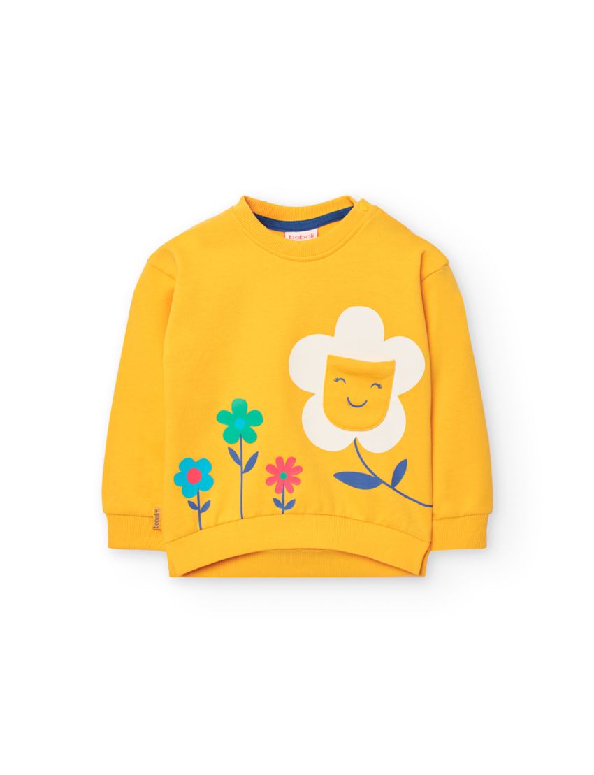 Sweat Amarela Menina Bobo