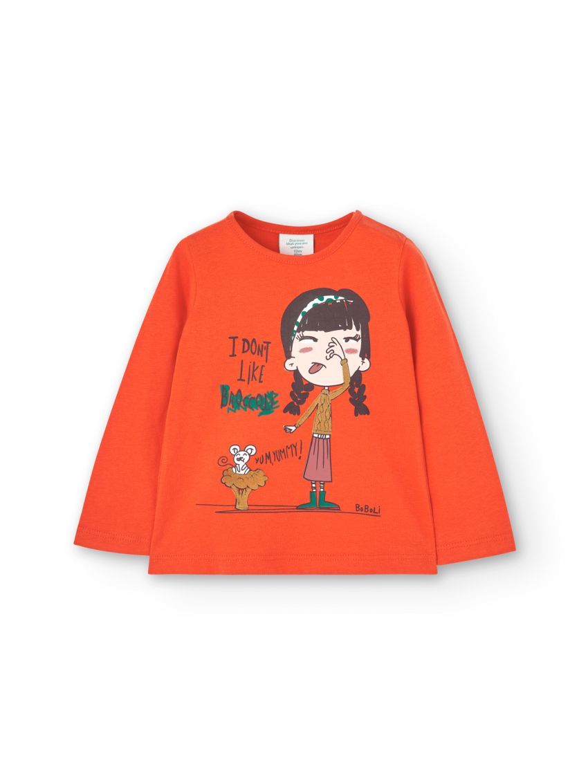 Camiseta malha para o beb