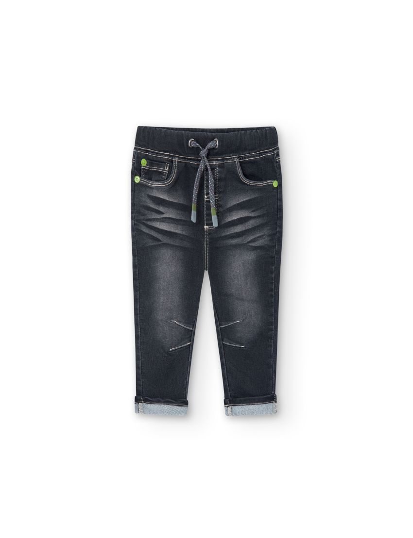 Calças Pretas Menino Bobo