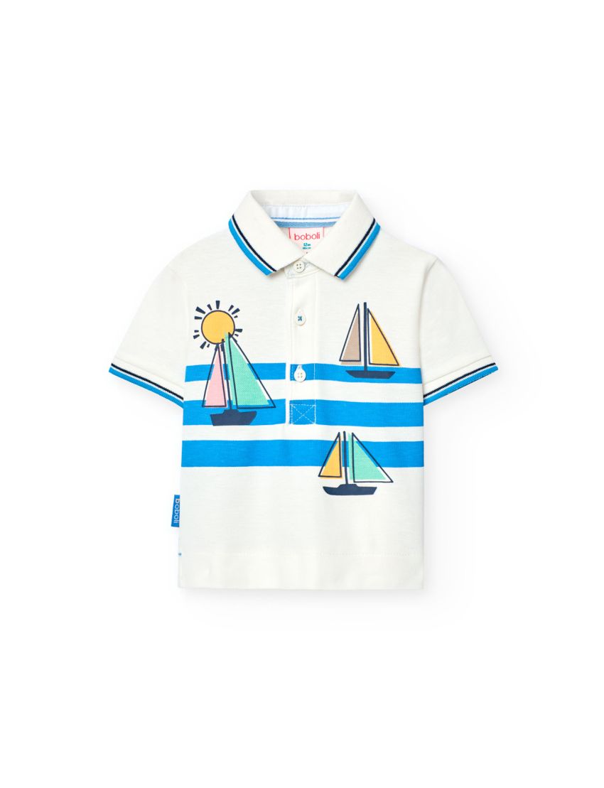 Polo piqué para o bebé me