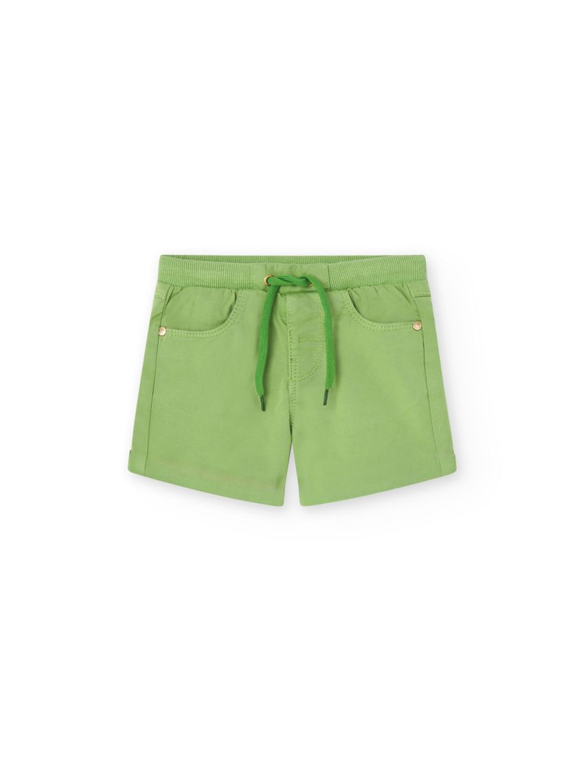 Calções Gabardina Verde B