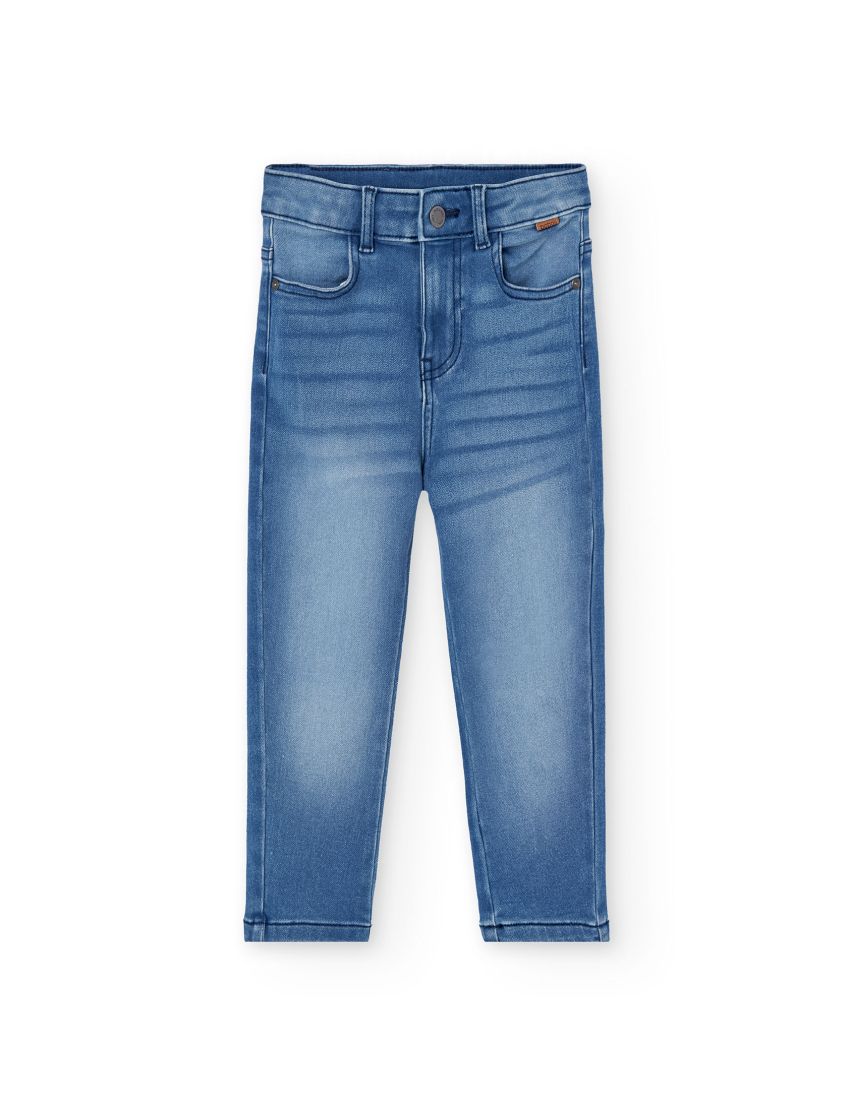 Calças Denim Azul