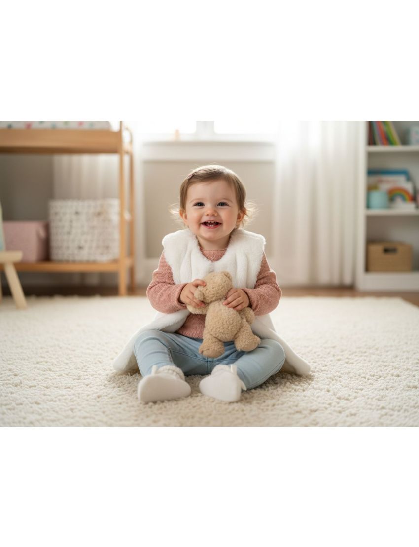 Baby Girl Ecofur Vest